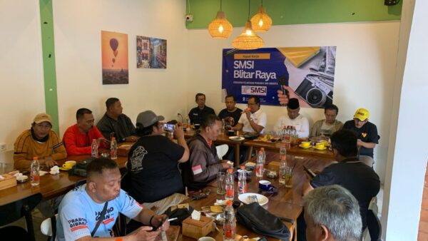 SMSI Blitar Raya saat menggelar acara raker persiapan pelantikan pengurus